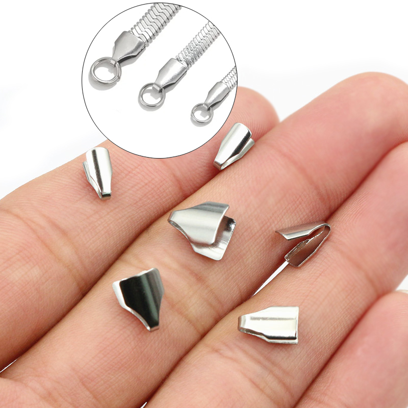 Jewelry Making Beads - 100 stuks roestvrij staal 2-7mm platte