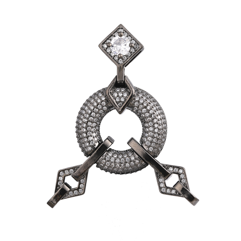 Jewelry Making Beads - Juya Handgemaakte Decoratie Geometrische Driehoek Sluiting