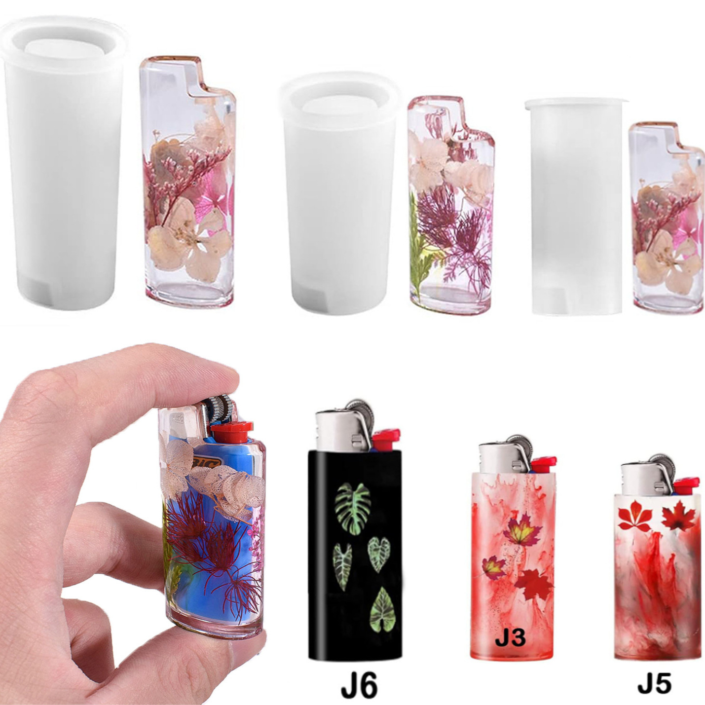 Resin Mold Jewelry - DIY Aansteker Case Cover Siliconen Hars