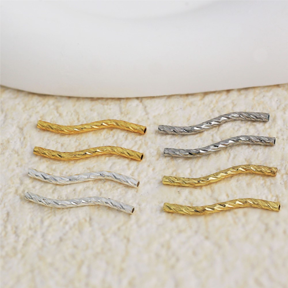 Jewelry Making Youtube - 20 stuks 18K verguld messing S-vorm
