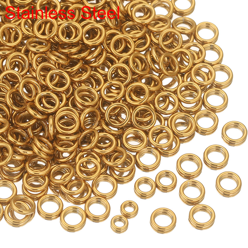 Jewelry Making Ring Tool - 50 stuks roestvrij staal gesloten ringetjes