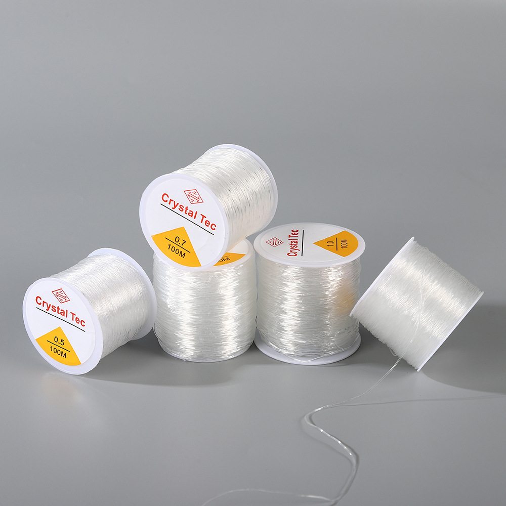 Jewelry Making Beginners - 0,4-1,0 mm elastisch kristal sieradenkoord kralenkoord