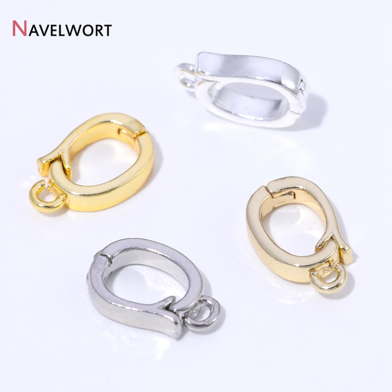 Jewelry Making Metal - 14K/18K verguld messing metalen scharnierende kettingversterker