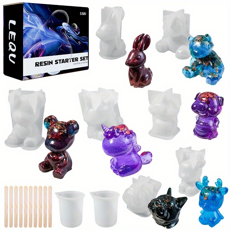 Resin Mold Jewelry - 19-delige harsmalenset, geschikt voor het maken