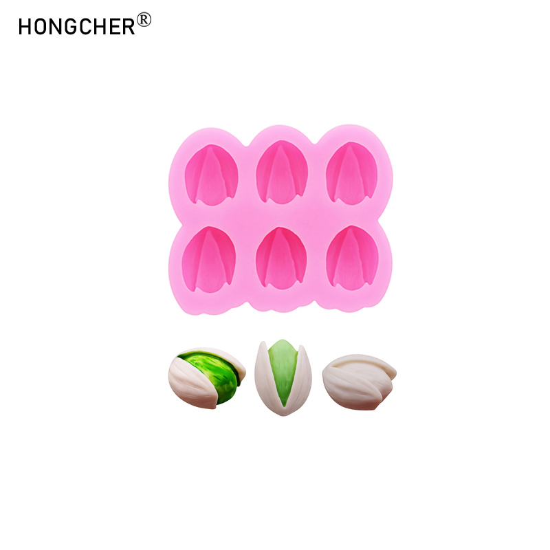 Resin Mold Jewelry - Pistache- en pinda-siliconenvormpjes voor zelfgemaakte haarclips,