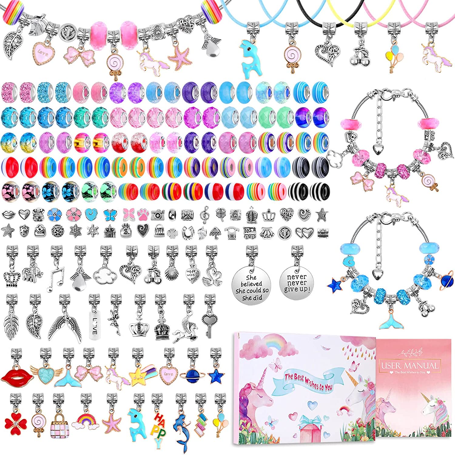 Jewelry Making Kits For Girls - Bedelarmband Maken Kit Diy Sieraden Maken