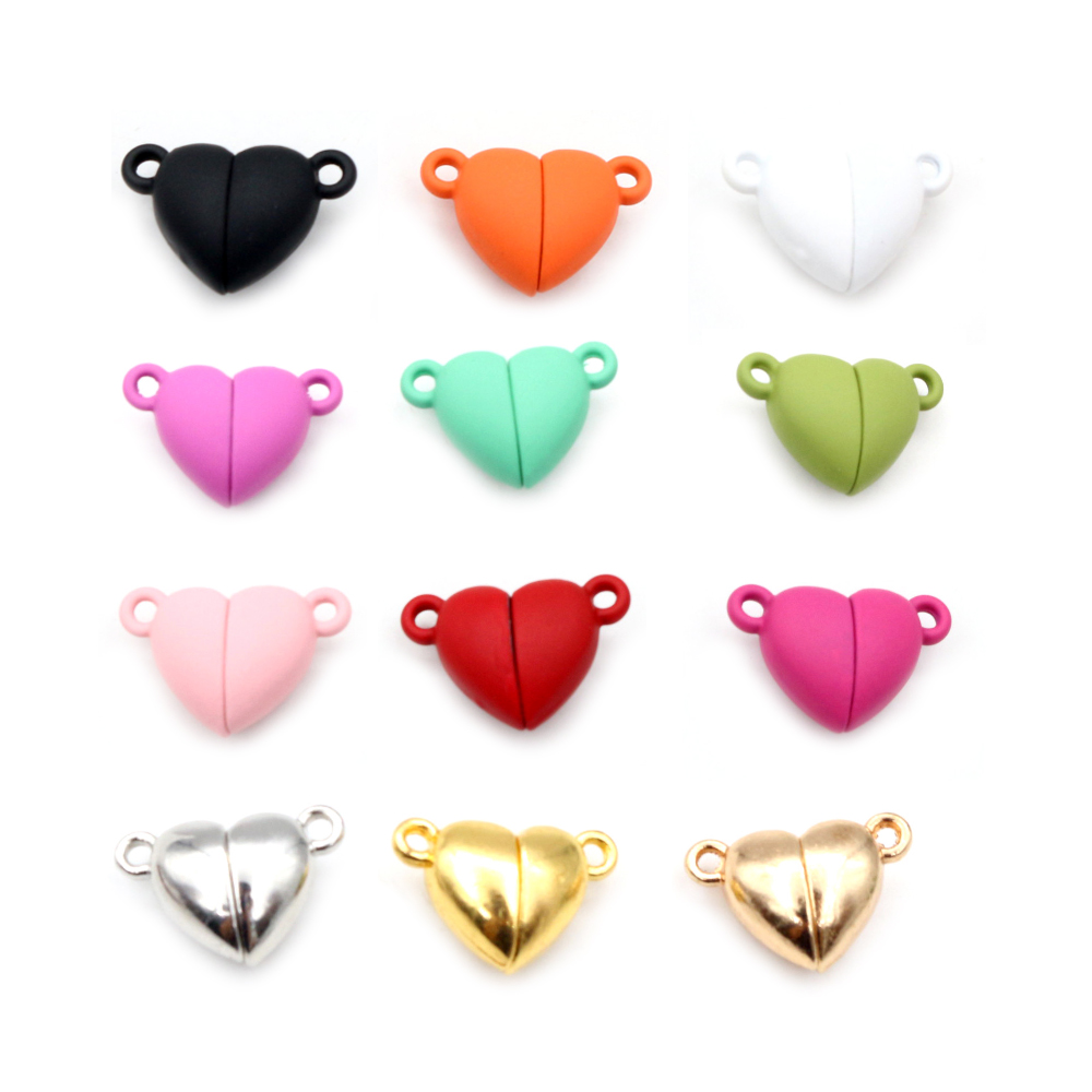 Jewelry Making For Couples - 5 Sets Liefde Hartvormige Magnetische Connected