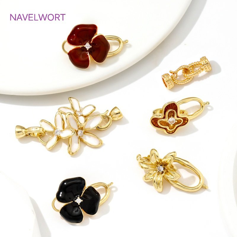 Jewelry Making Beads - Multi stijlen 18K vergulde messing parel