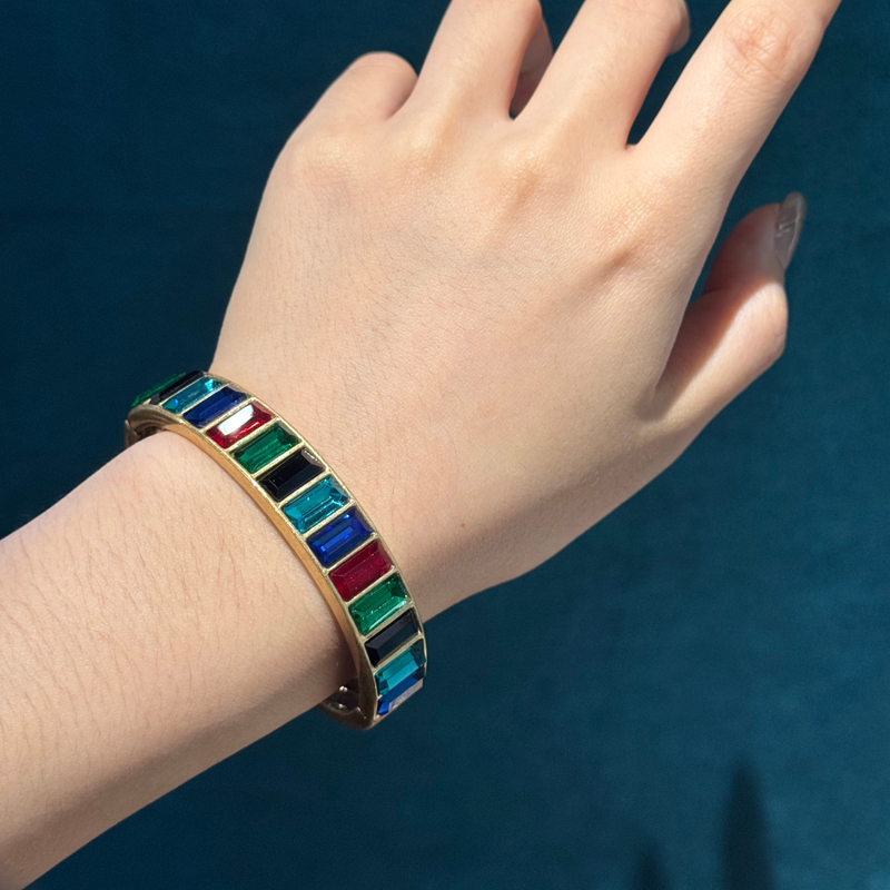 Jewelry Making Dubai - Vintage kristallen armband kleurrijke natuursteen sieraden