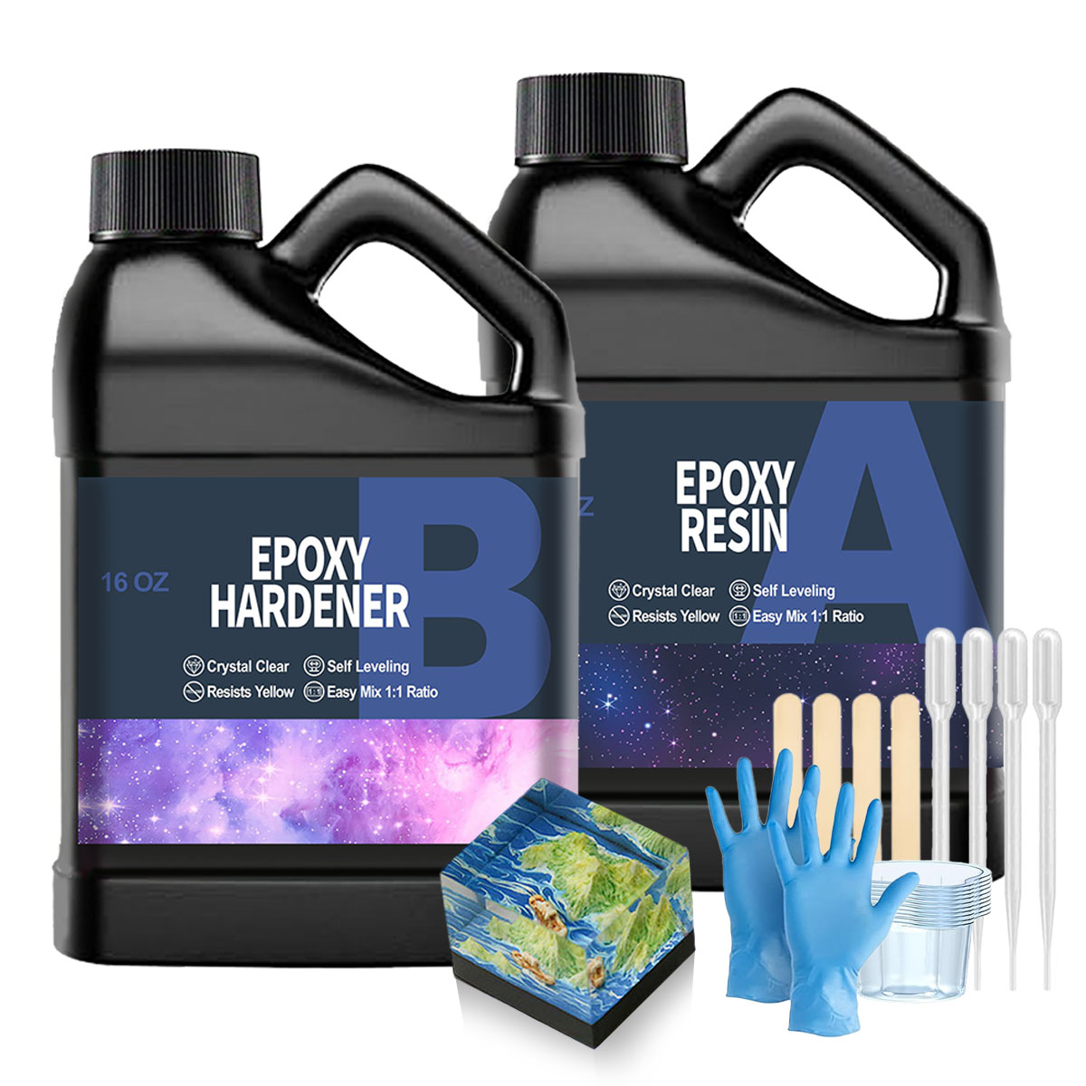 32OZ Transparante Epoxyhars Ki - Resin Mold Jewelry recensie en prijs