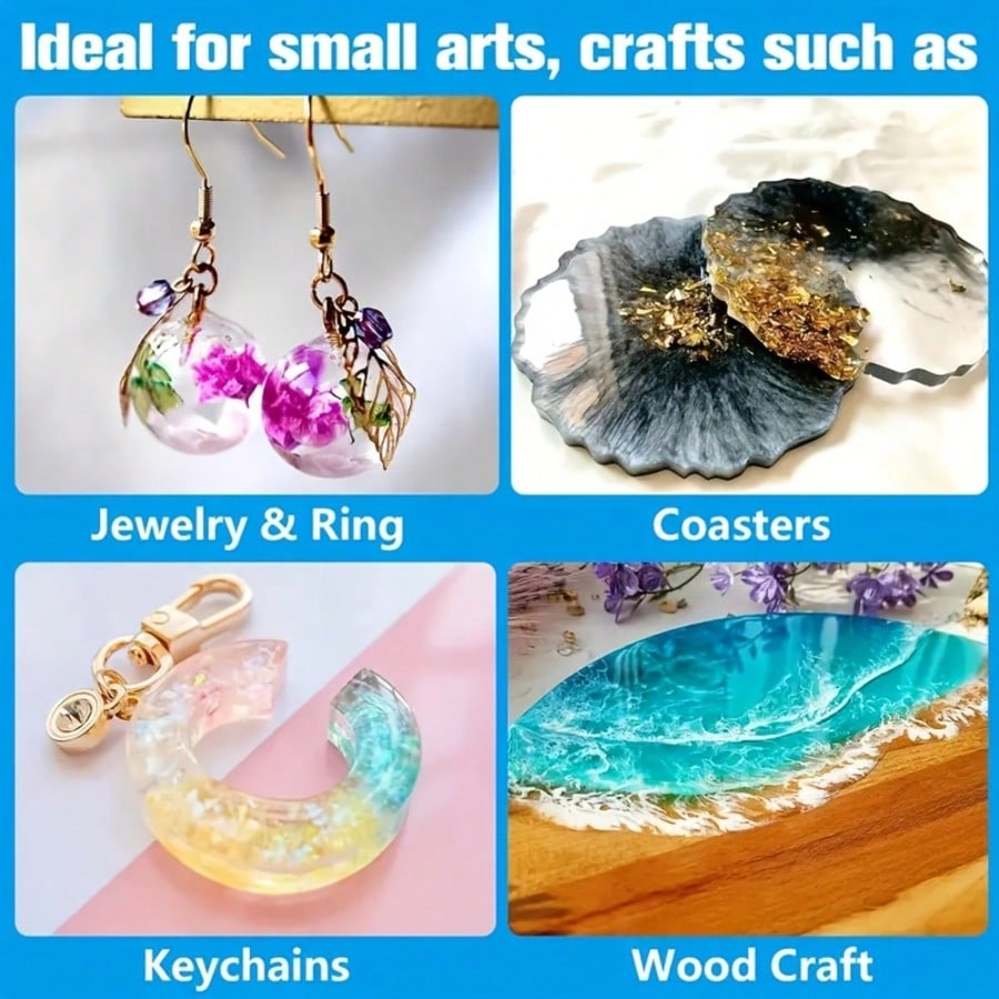 Kristalheldere epoxyhars 1:1 k - Resin Mold Jewelry recensie en prijs