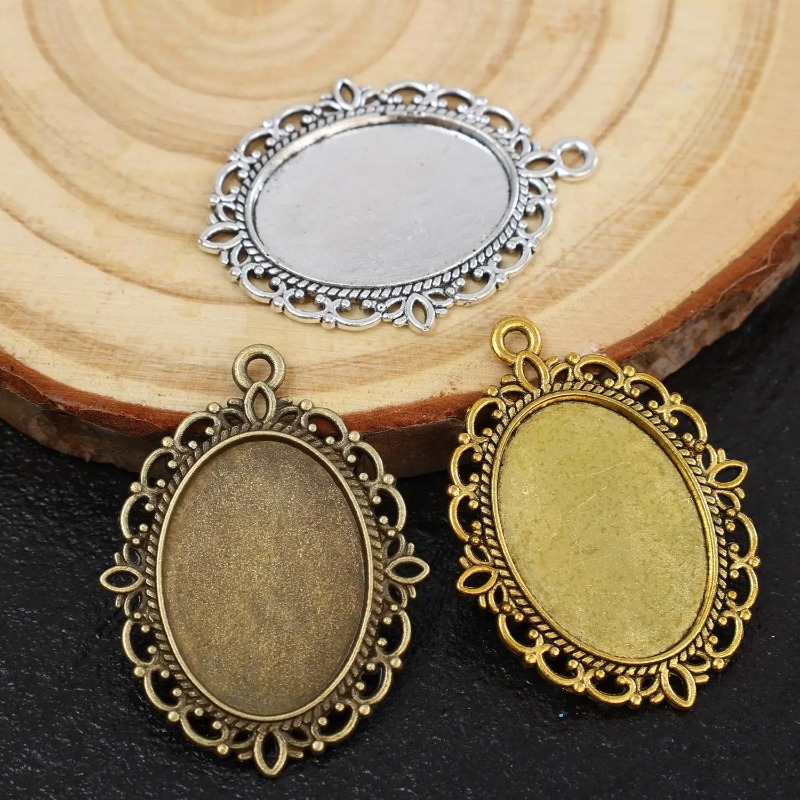 Vintage ovale kant-bezel hange - Pendant Blank Bezel recensie en prijs