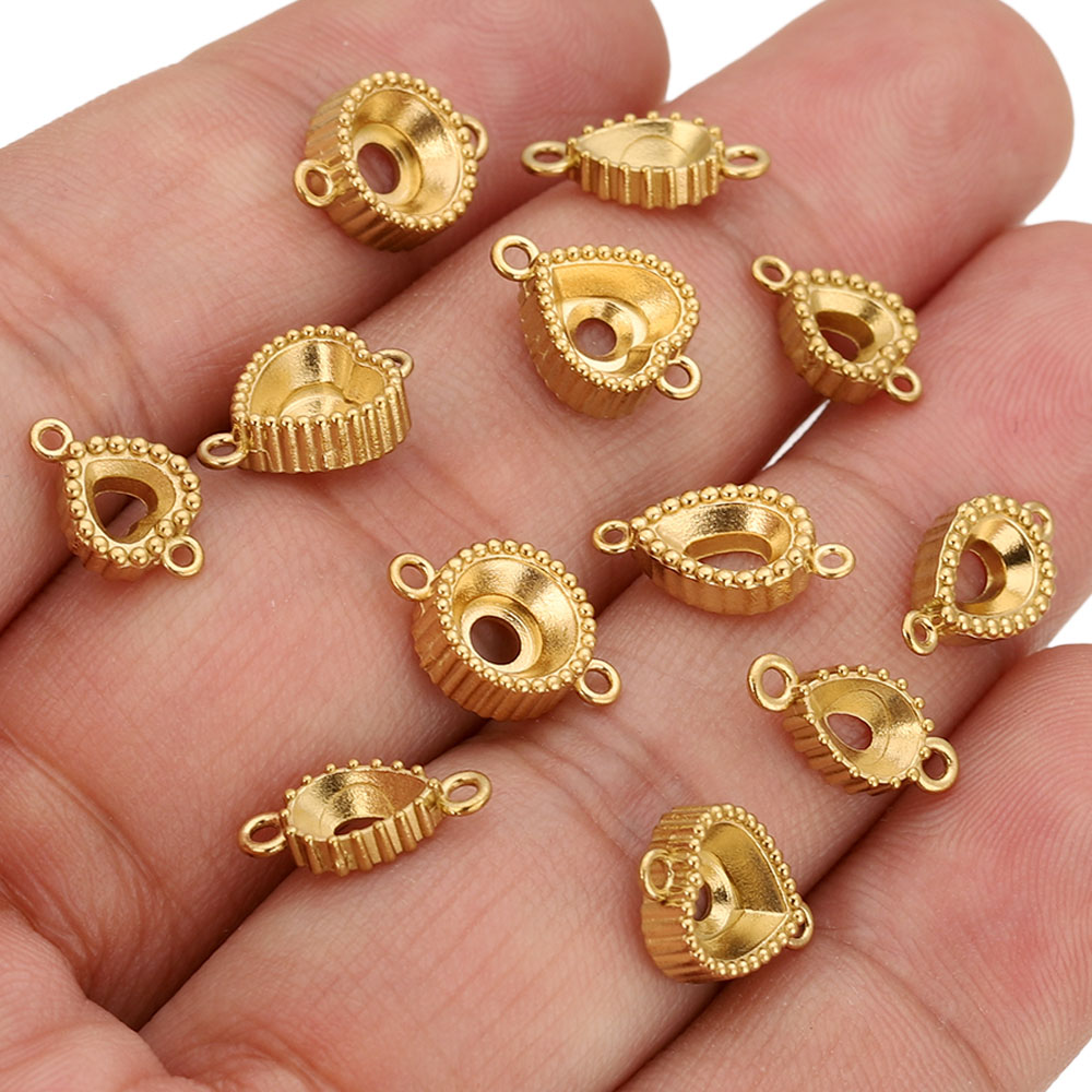 10 stuks roestvrij staal dubbe - Pendant Blank Bezel recensie en prijs