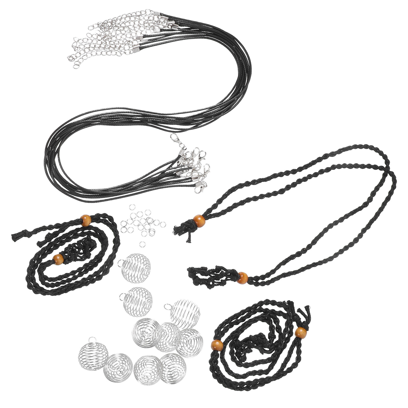 1 set: zwarte ijzerdraad en ge - Jewelry Making Beginners recensie en prijs