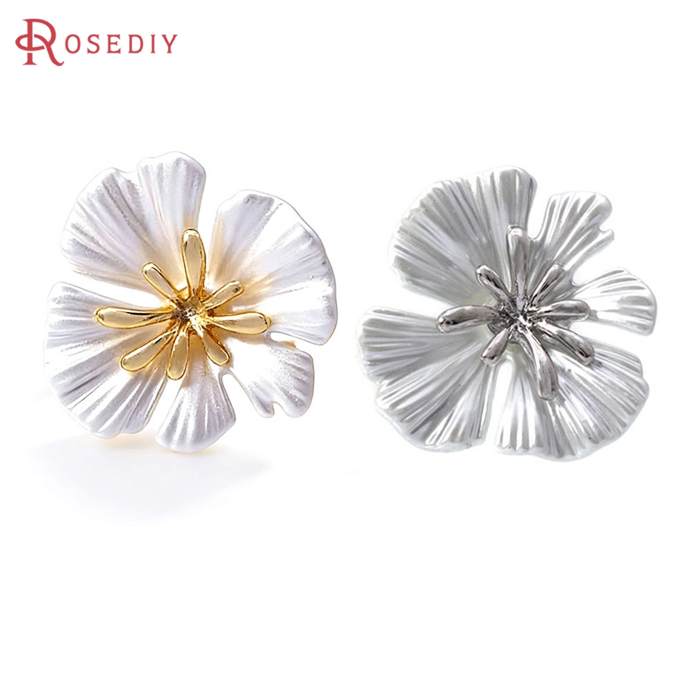 18K goudkleurige messing bloem - Jewelry Making Metal recensie en prijs