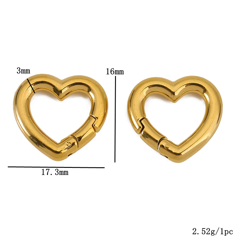 2 Stuks Rvs Sluitingen Hart Ro - Jewelry Making Ring Tool recensie en prijs