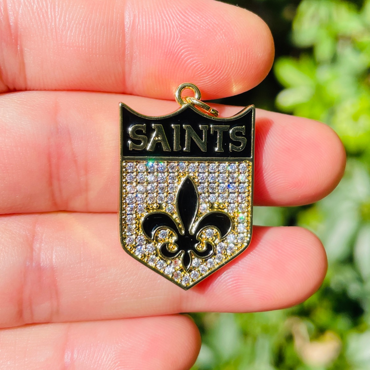 5Pcs Micro Pave Fleur De Lis S - Jewelry Making New Orleans recensie en prijs
