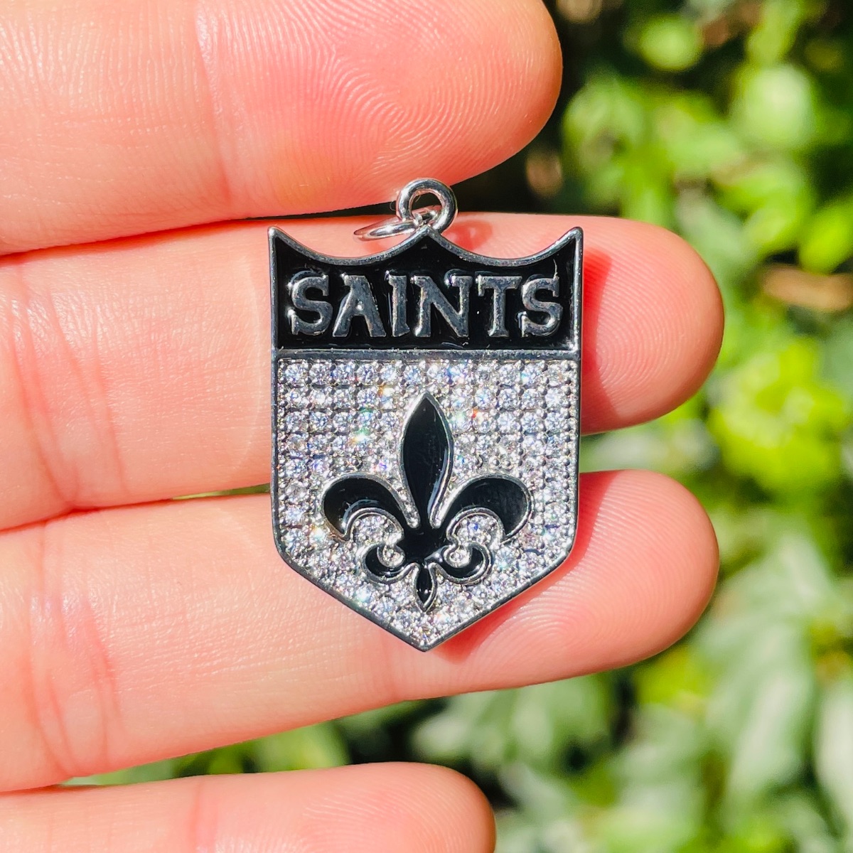 5Pcs Micro Pave Fleur De Lis S - Jewelry Making New Orleans recensie en prijs