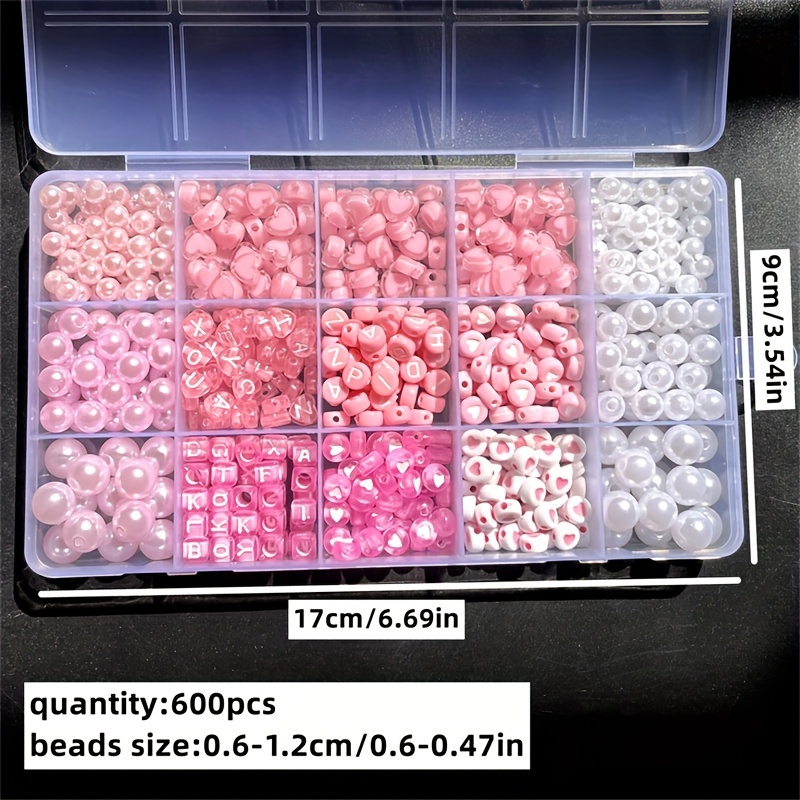10-delige roze alfabetdoos, ac - Jewelry Making Beginners recensie en prijs