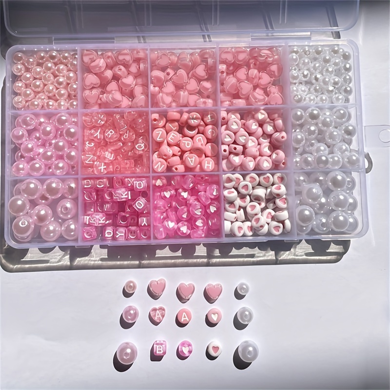 10-delige roze alfabetdoos, ac - Jewelry Making Beginners recensie en prijs