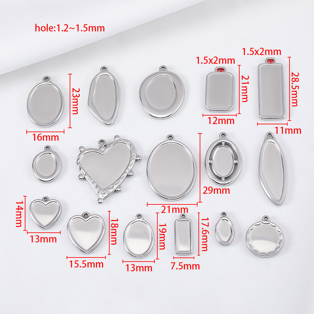 5 stuks roestvrijstalen geomet - Pendant Blank Bezel recensie en prijs