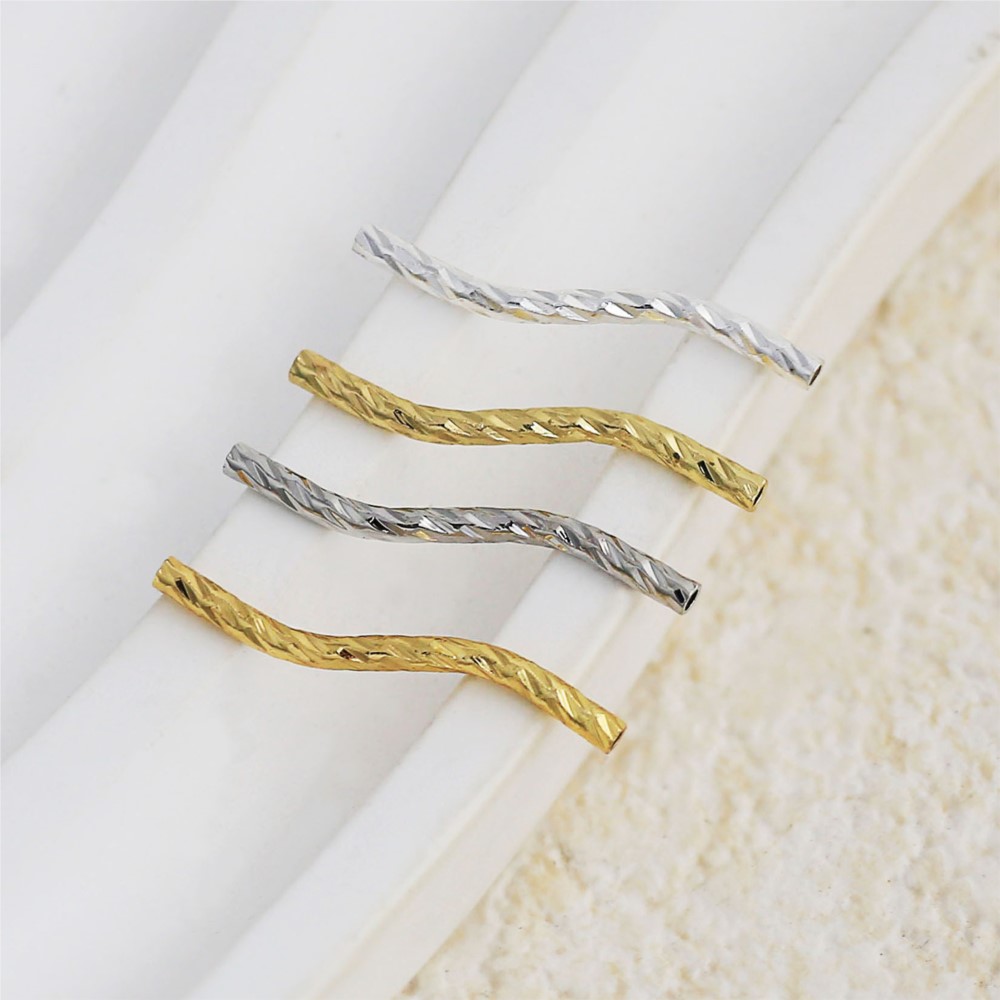20 stuks 18K verguld messing S - Jewelry Making Youtube recensie en prijs
