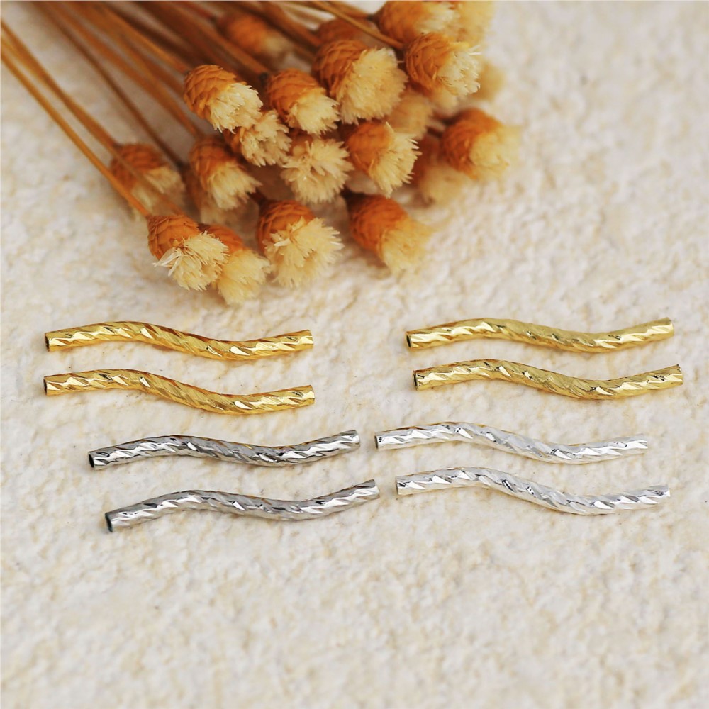 20 stuks 18K verguld messing S - Jewelry Making Youtube recensie en prijs