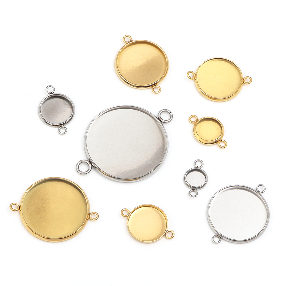 10st 6-30mm ronde roestvrijsta - Pendant Blank Bezel recensie en prijs