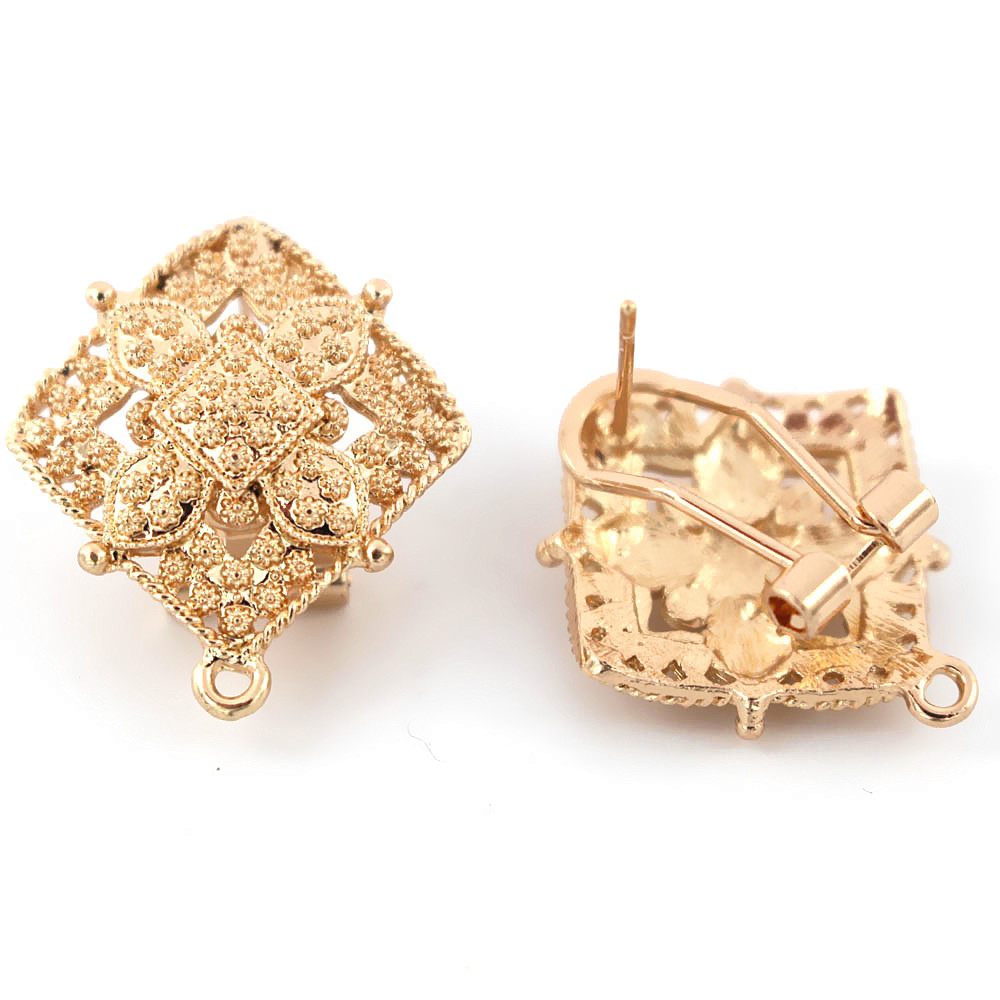 10 Paar Oorbellen Post Met Lus - Jewelry Making Dubai recensie en prijs