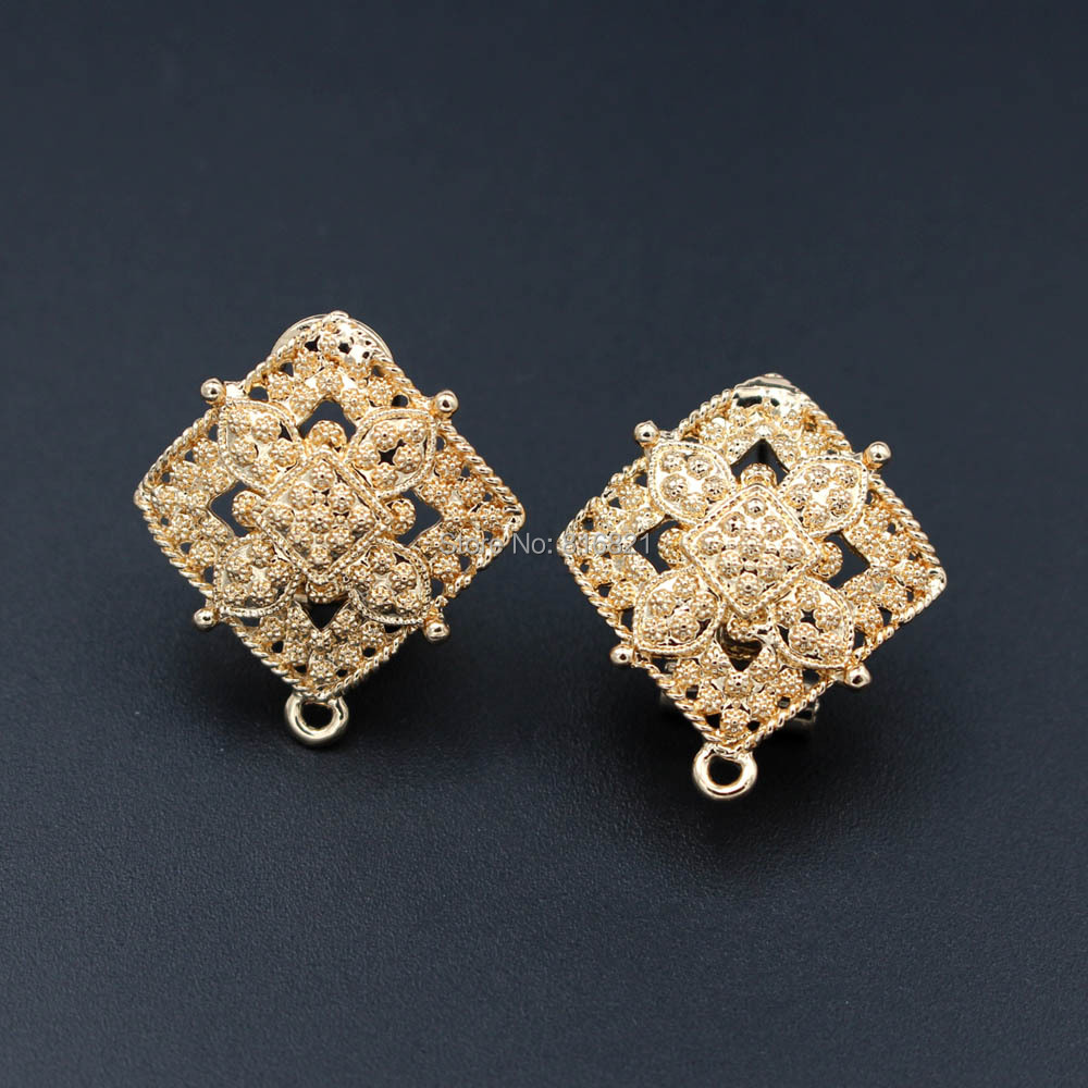 10 Paar Oorbellen Post Met Lus - Jewelry Making Dubai recensie en prijs