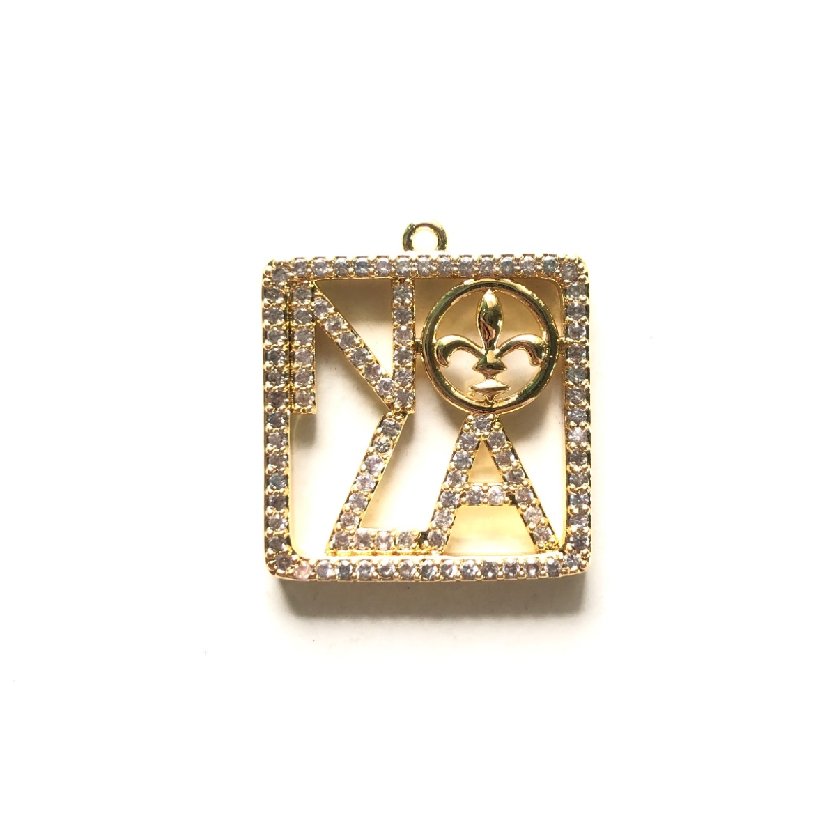 5Pcs Zirconia Pave Nola Fleur  - Jewelry Making New Orleans recensie en prijs