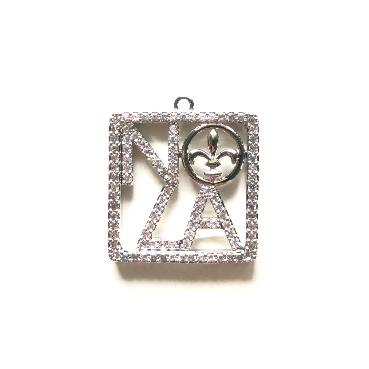 5Pcs Zirconia Pave Nola Fleur  - Jewelry Making New Orleans recensie en prijs
