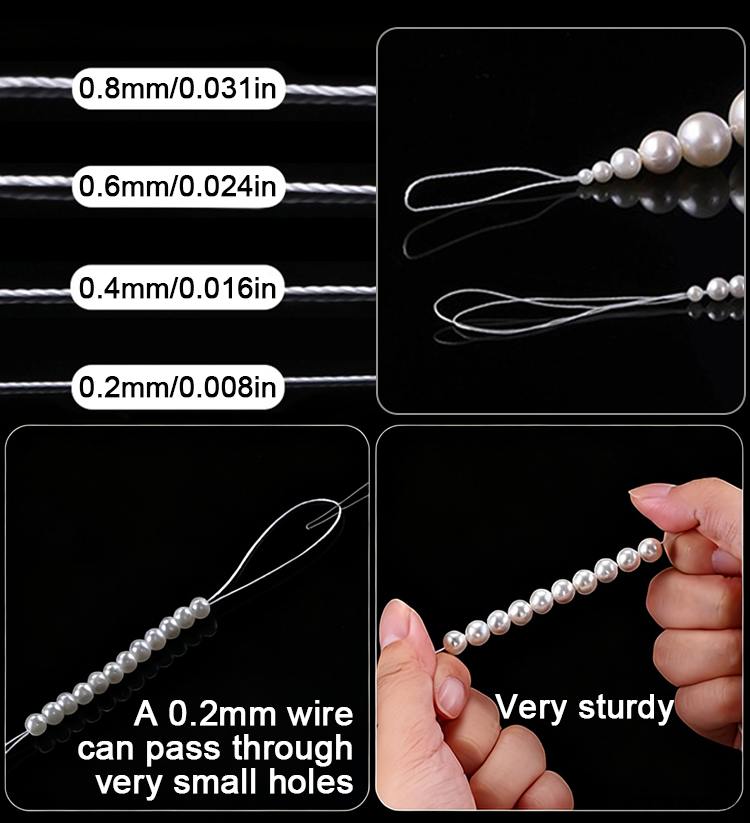 0.2/0.4/0.6/0.8mm Sterke Elast - Jewelry Making Beginners recensie en prijs