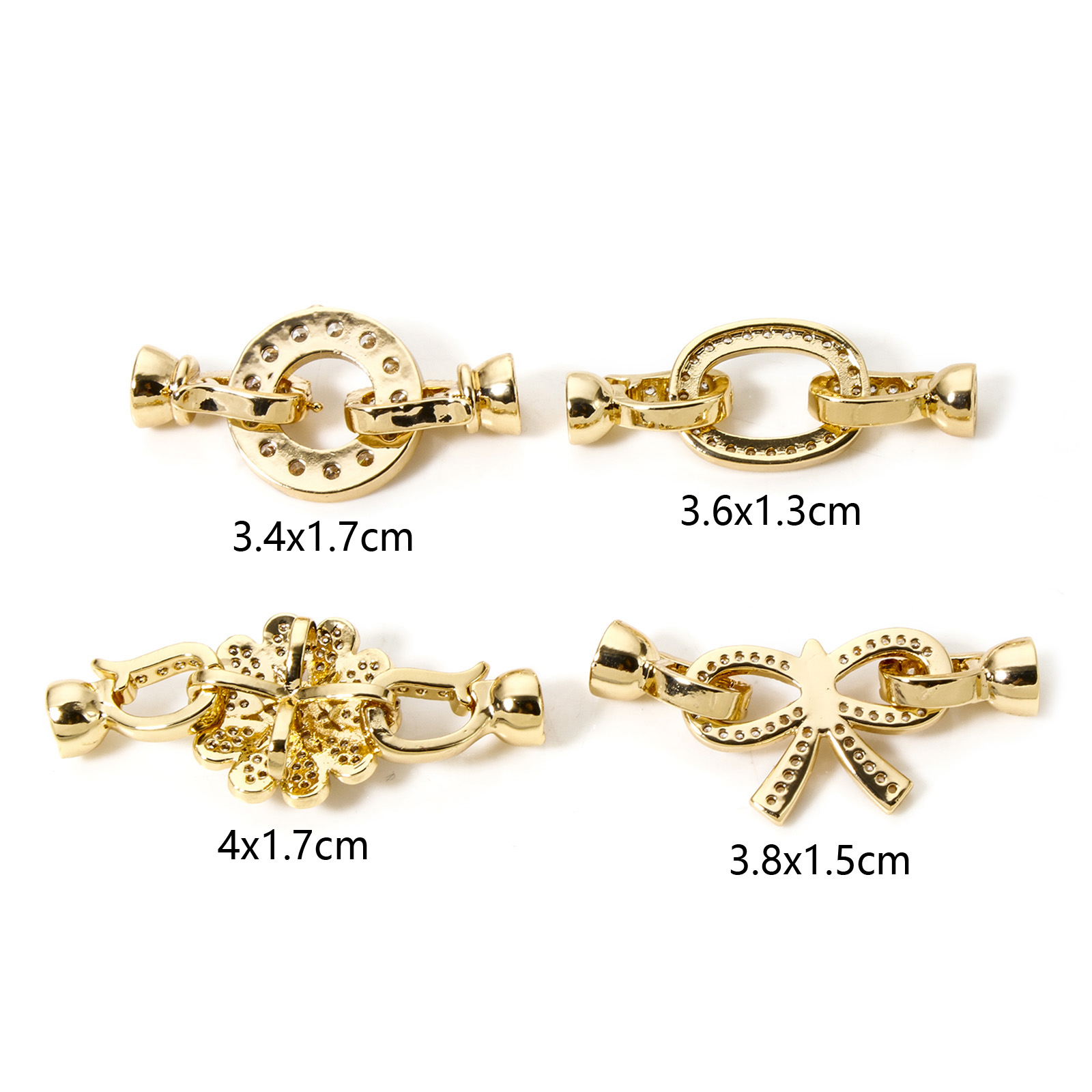 1pc Messing Vouwsluitingen Gou - Jewelry Making Metal recensie en prijs