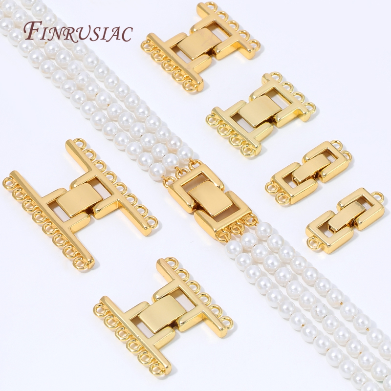 18K vergulde multi-strengs slu - Jewelry Making Beads recensie en prijs