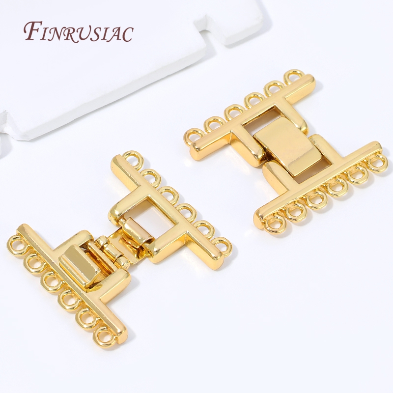 18K vergulde multi-strengs slu - Jewelry Making Beads recensie en prijs