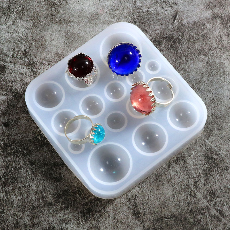 Hars-siliconenmallen, halfrond - Resin Mold Jewelry recensie en prijs