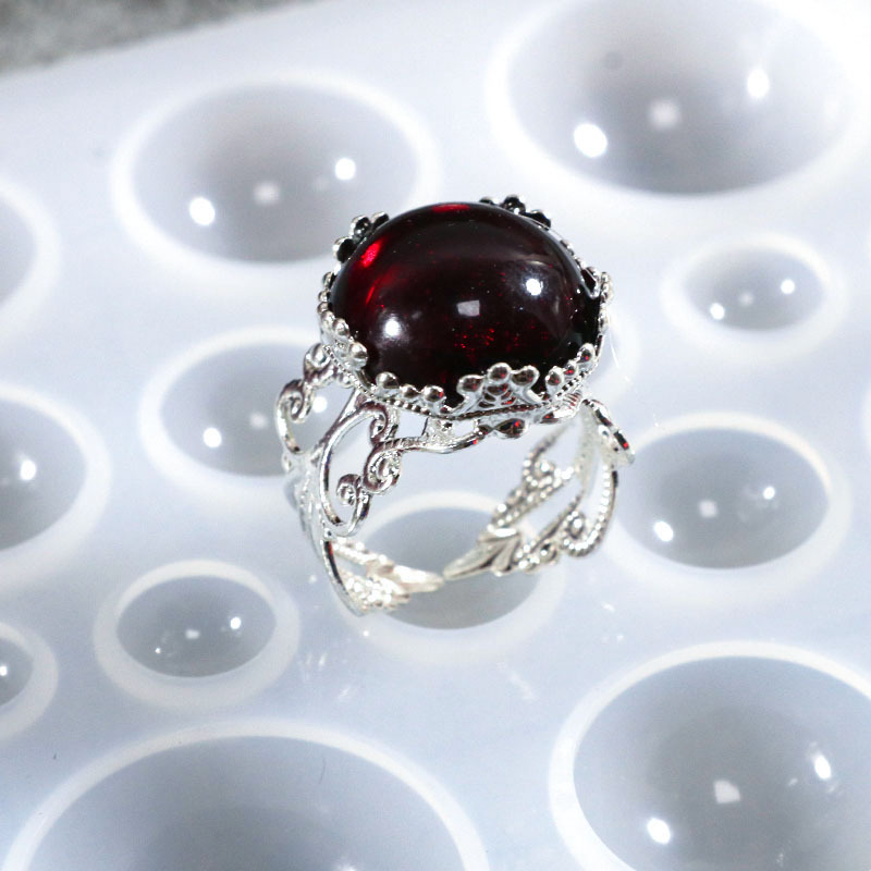 Hars-siliconenmallen, halfrond - Resin Mold Jewelry recensie en prijs