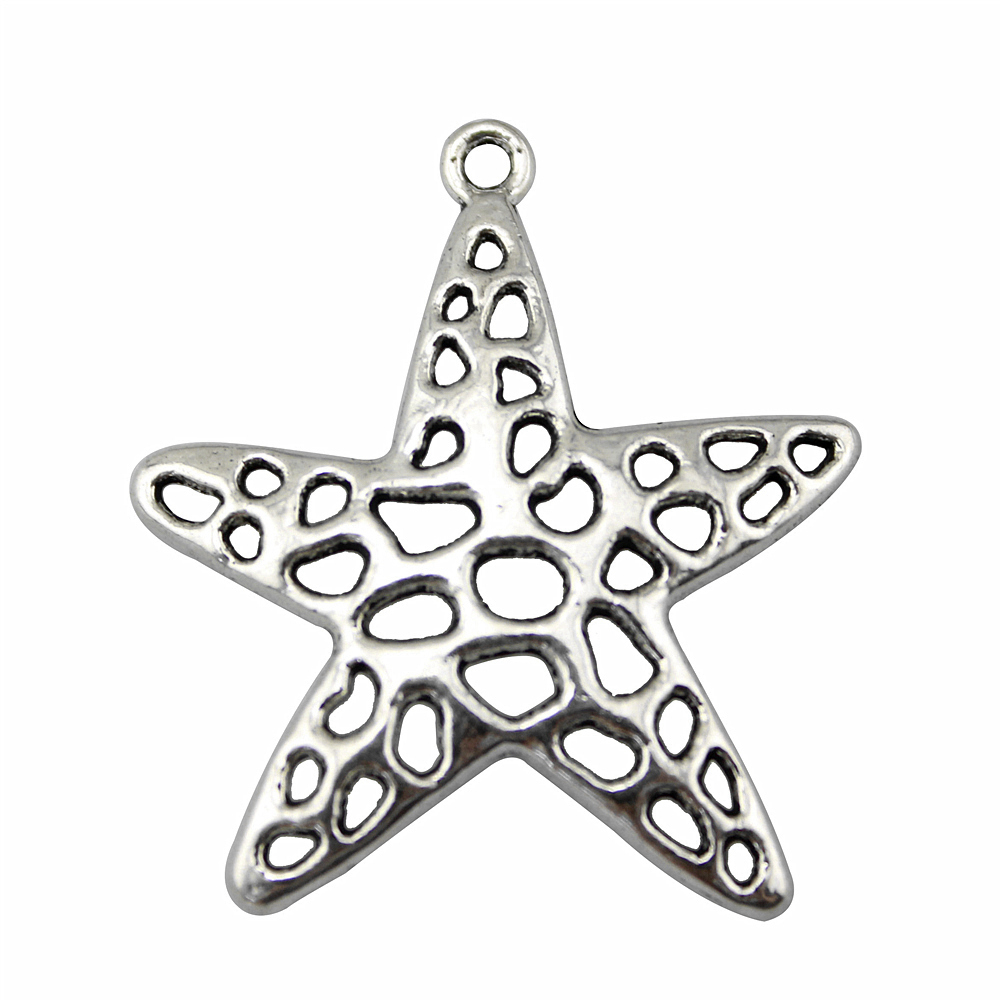 4 Stks/partij Zeester Bedels V - Jewelry Making For Couples recensie en prijs