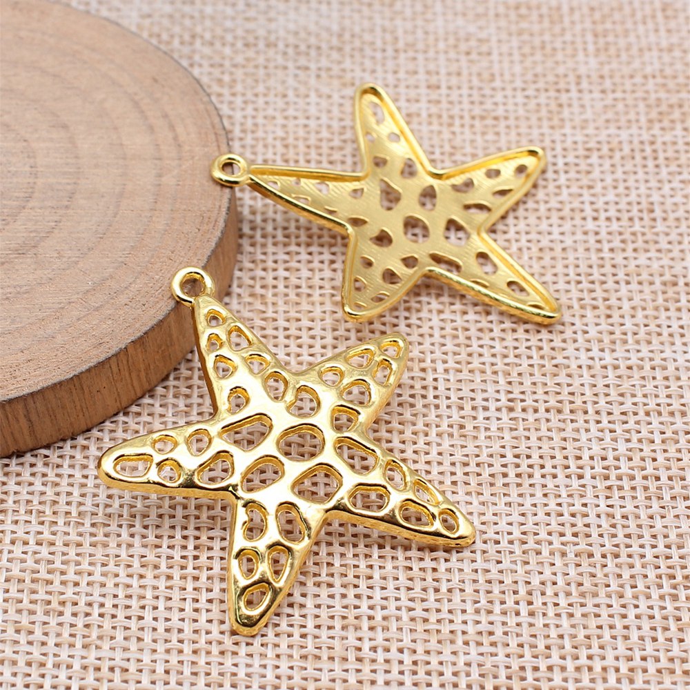 4 Stks/partij Zeester Bedels V - Jewelry Making For Couples recensie en prijs