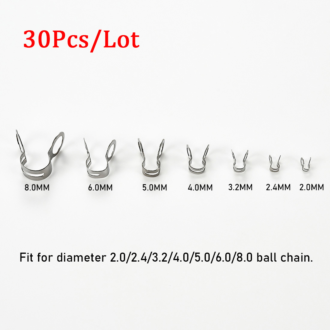 30 Stuks Rvs Ball Chain Connec - Jewelry Making Metal recensie en prijs