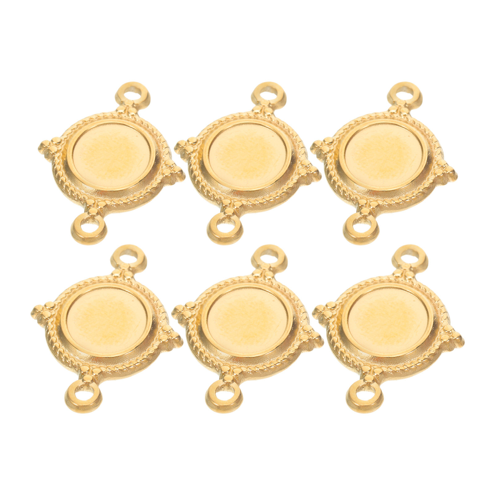 6 stuks roestvrijstalen blanco - Pendant Blank Bezel recensie en prijs