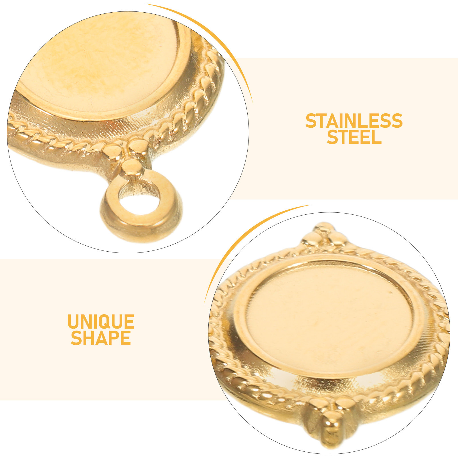 6 stuks roestvrijstalen blanco - Pendant Blank Bezel recensie en prijs