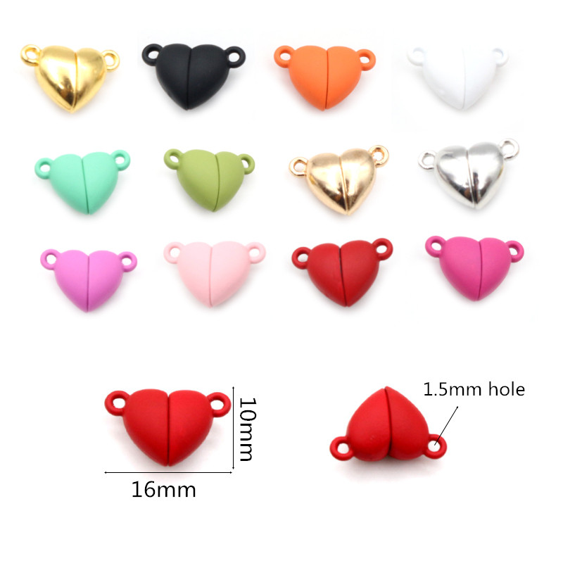 5 Sets Liefde Hartvormige Magn - Jewelry Making For Couples recensie en prijs
