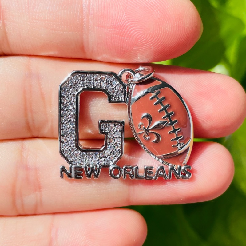 5Pcs Micro Pave Gaan New Orlea - Jewelry Making New Orleans recensie en prijs