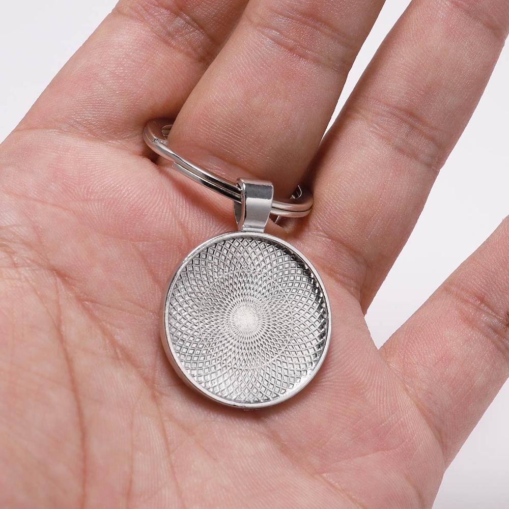 5 stks/partij 25mm Sleutelhang - Pendant Blank Bezel recensie en prijs