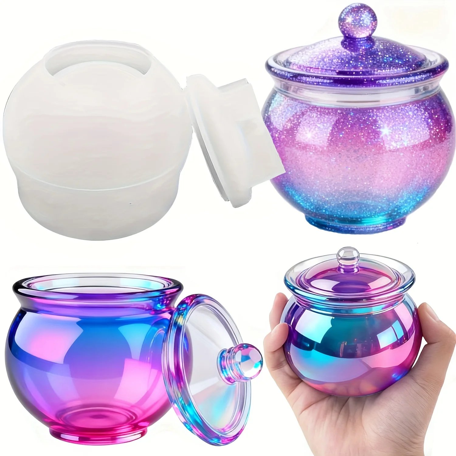 1 set ronde hars kunnen mallen - Resin Mold Jewelry recensie en prijs