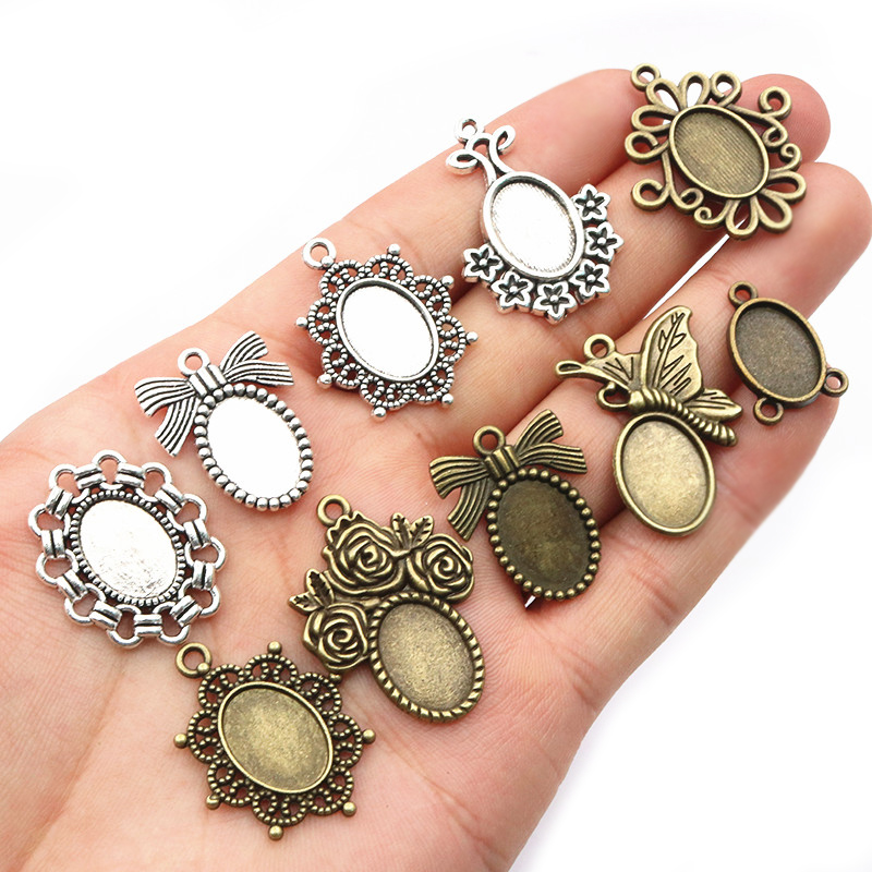 20 stuks Past 10x14mm Cabochon - Pendant Blank Bezel recensie en prijs