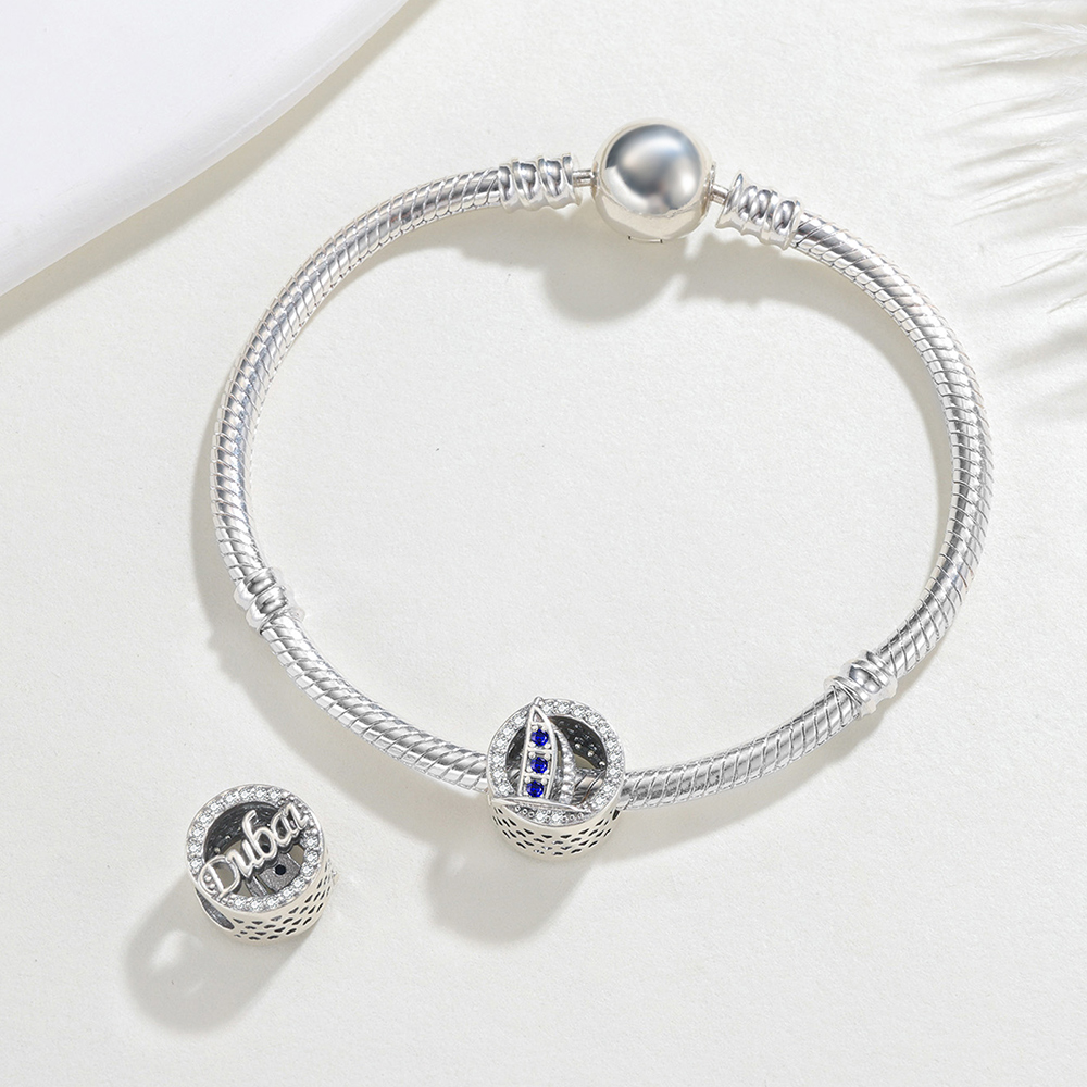 925 sterling zilveren bedel Ci - Jewelry Making Dubai recensie en prijs