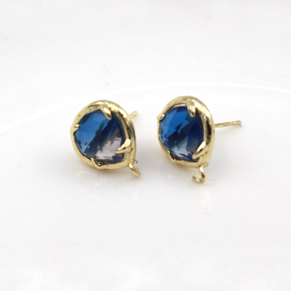 10 paar hartvormige blauw-rode - Jewelry Making Dubai recensie en prijs